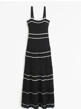 Abercrombie & Fitch Crochet-Style Maxi Dress